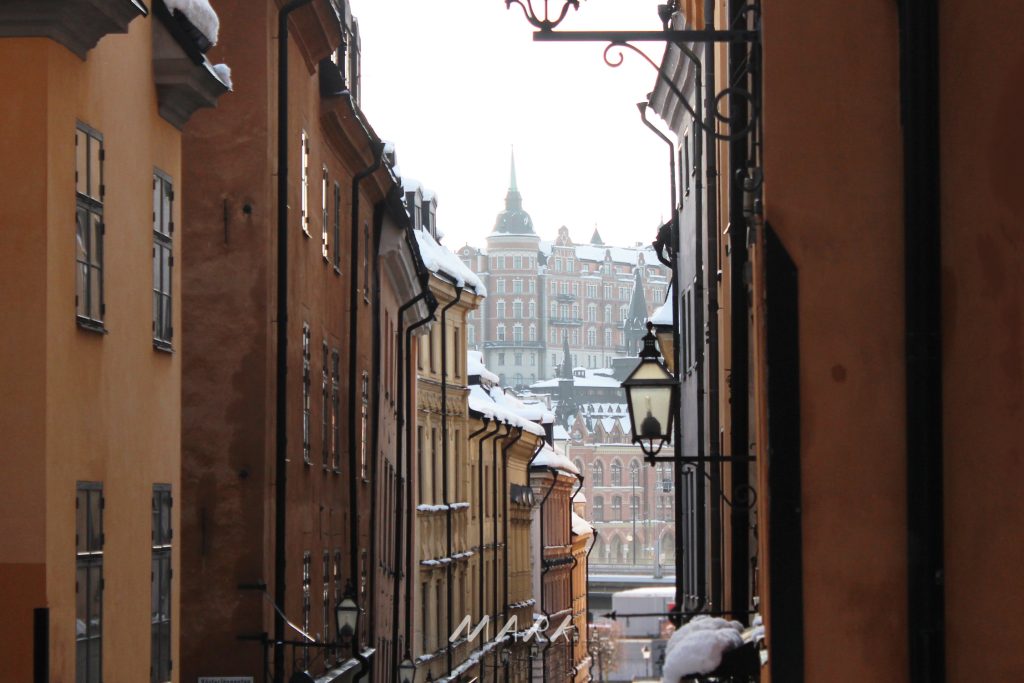 Foto van Gamla Stan, de oude stad van Stockholm, Zweden